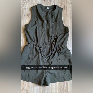 Army Green Old Navy Romper